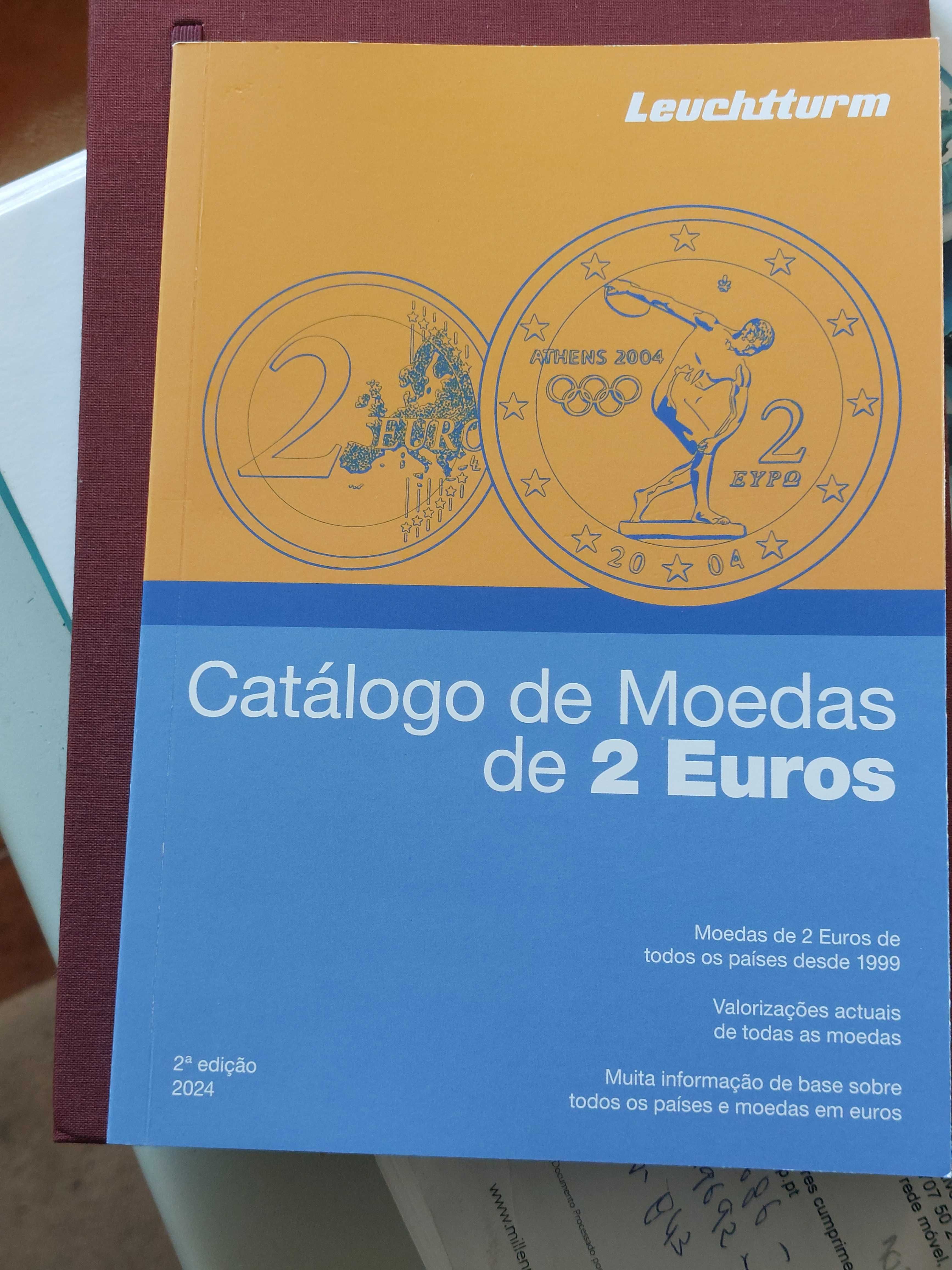 Catalogo  Moedas  de 2 euros- NOVIDADE- edição em português 2024