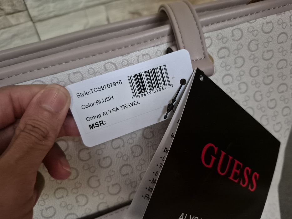 Torebka Damska Guess Alysa Travel Blush