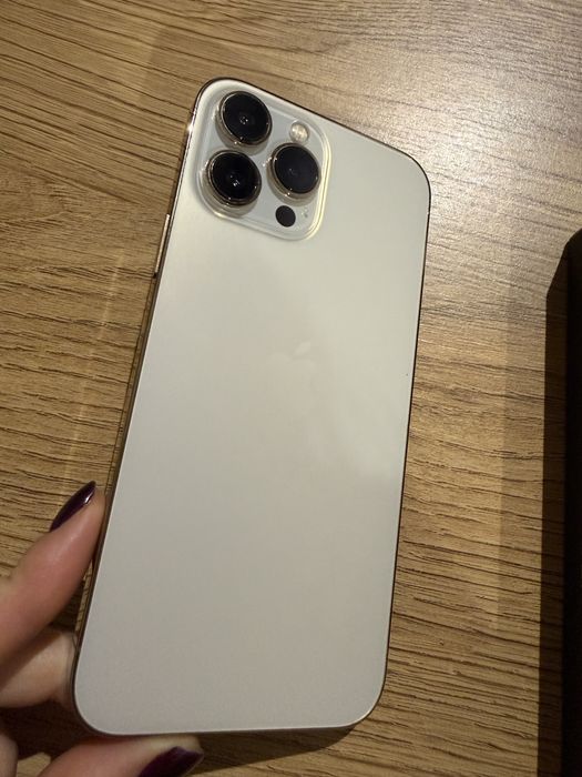 iPhone 13 Pro Max 128 GB Gold – stan idealny, pełen zestaw + dodatki