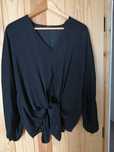 Blusa preta da Oysho