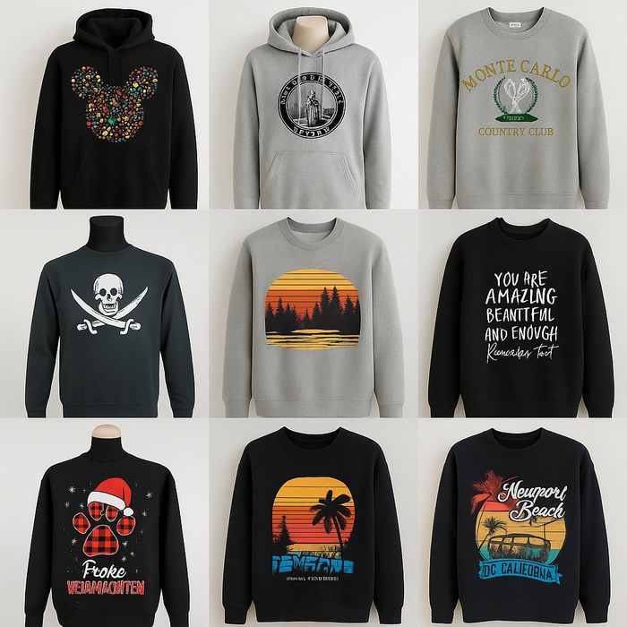 Zestaw bluz Port & Company – modne wzory, hurtowo