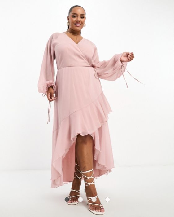 ASOS Curve Sukienka 50 wesele impreza chrzest komunia świadkowa druhna