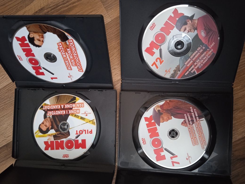 Kolekcja filmu dvd Monk