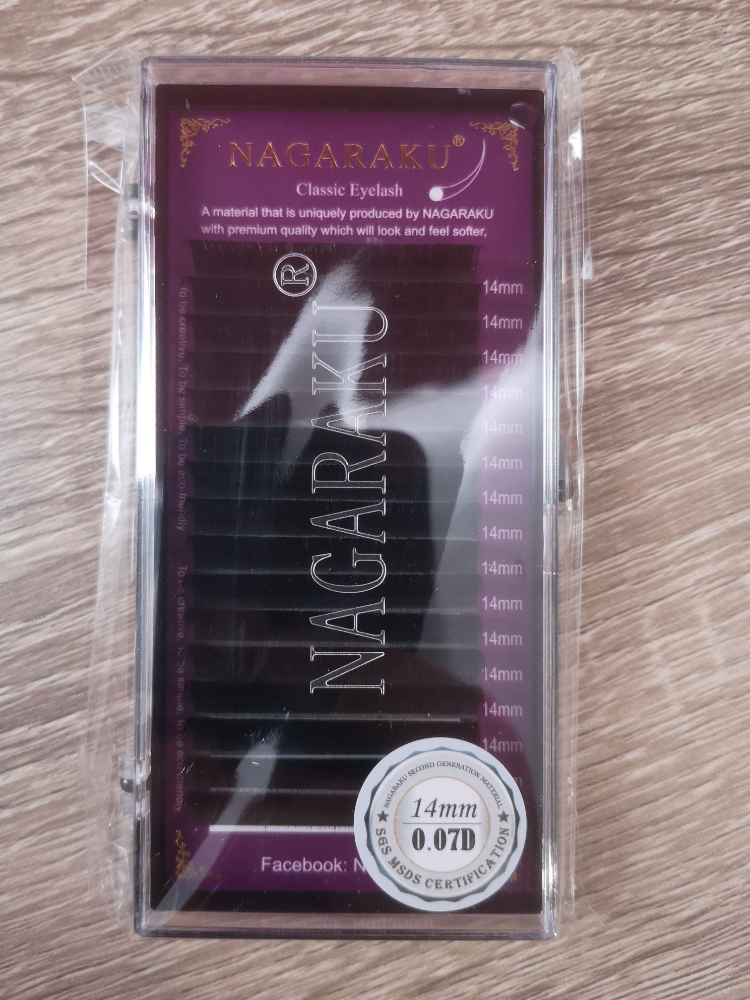 Rzęsy Nagaraku 0.07 D 14mm druga generacja