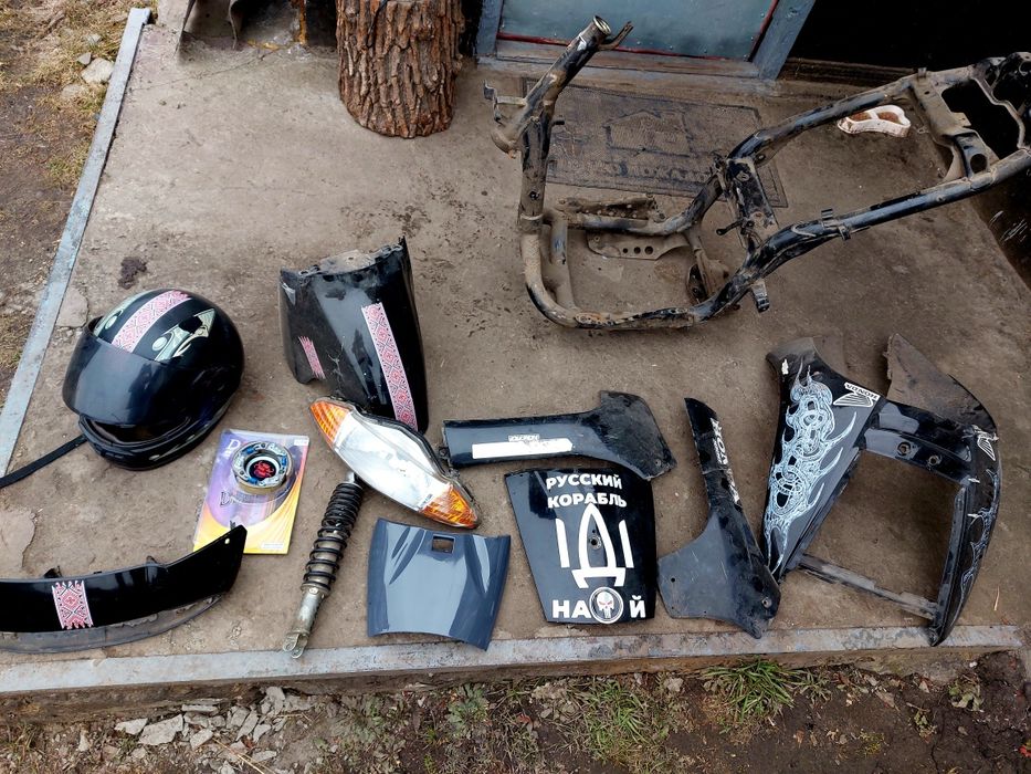 Продам раму Хонда Леад Jf-06 100 куб