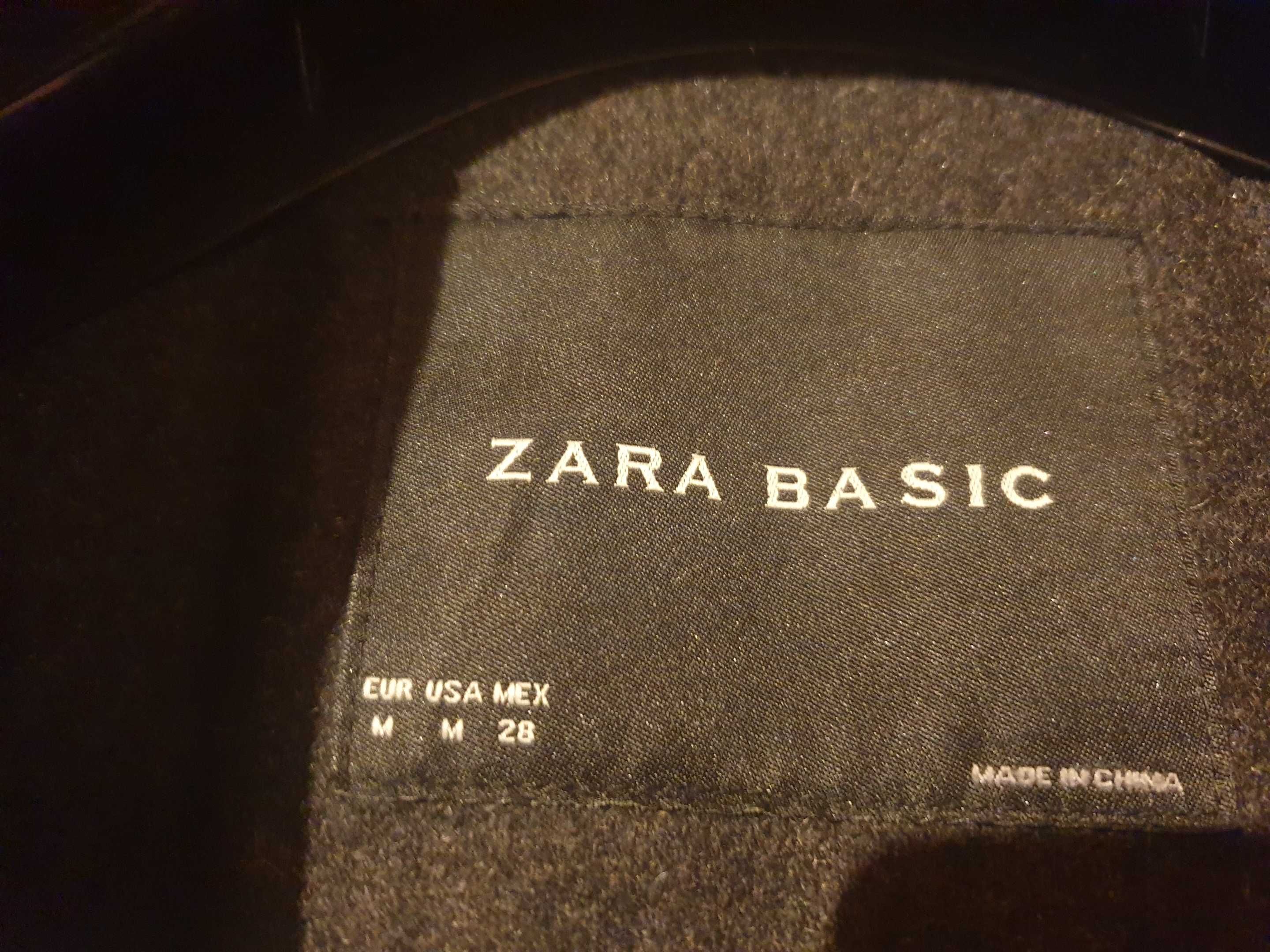 Wełniany płaszcz wiosenny damski M Zara