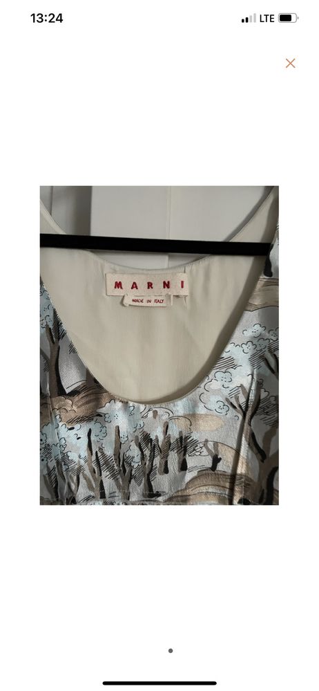 Marni 42 вечернее платье