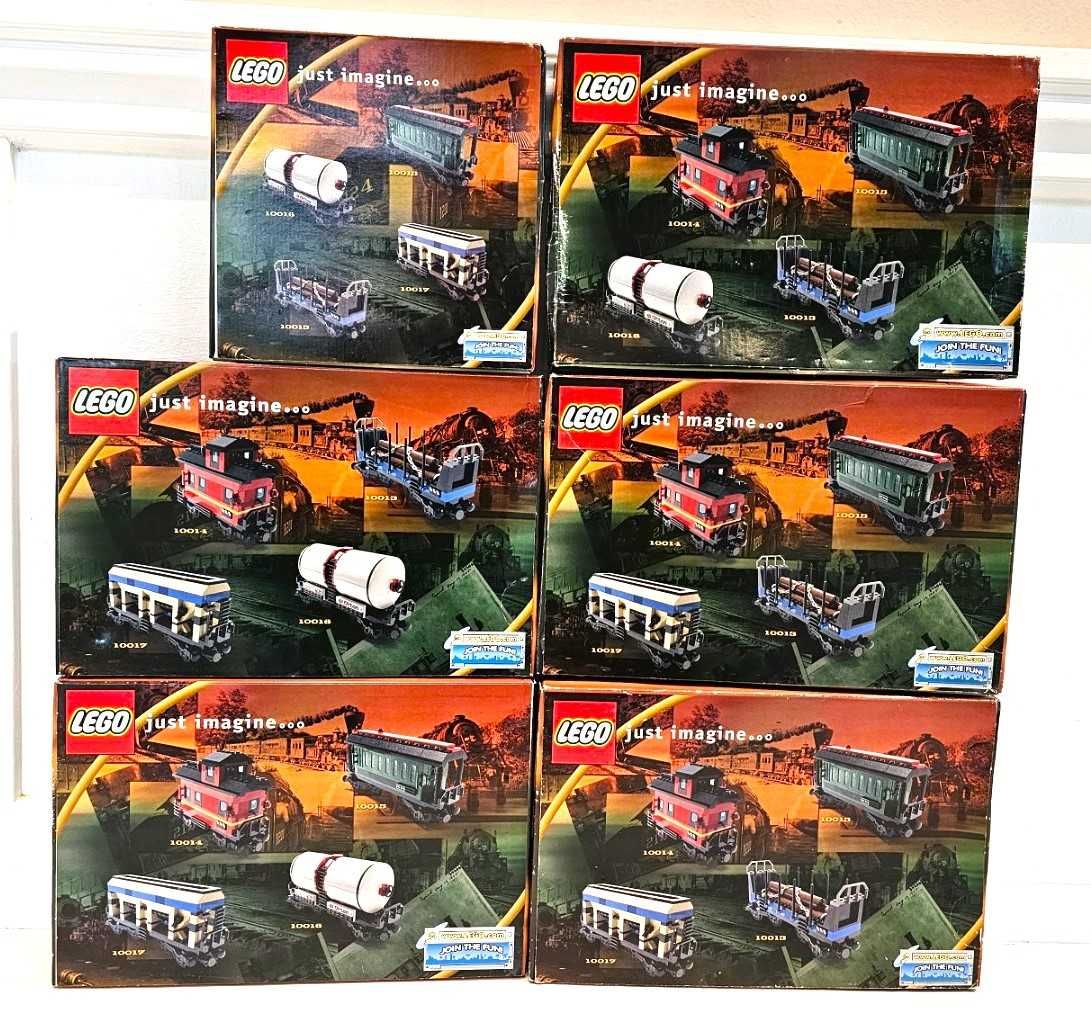 LEGO Pociąg 10013,10014,10015,10016 x 2,10017+4533