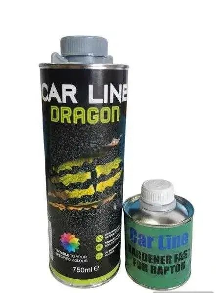 Захисне покриття підвищеної міцності DRAGON комплект 1л чорний