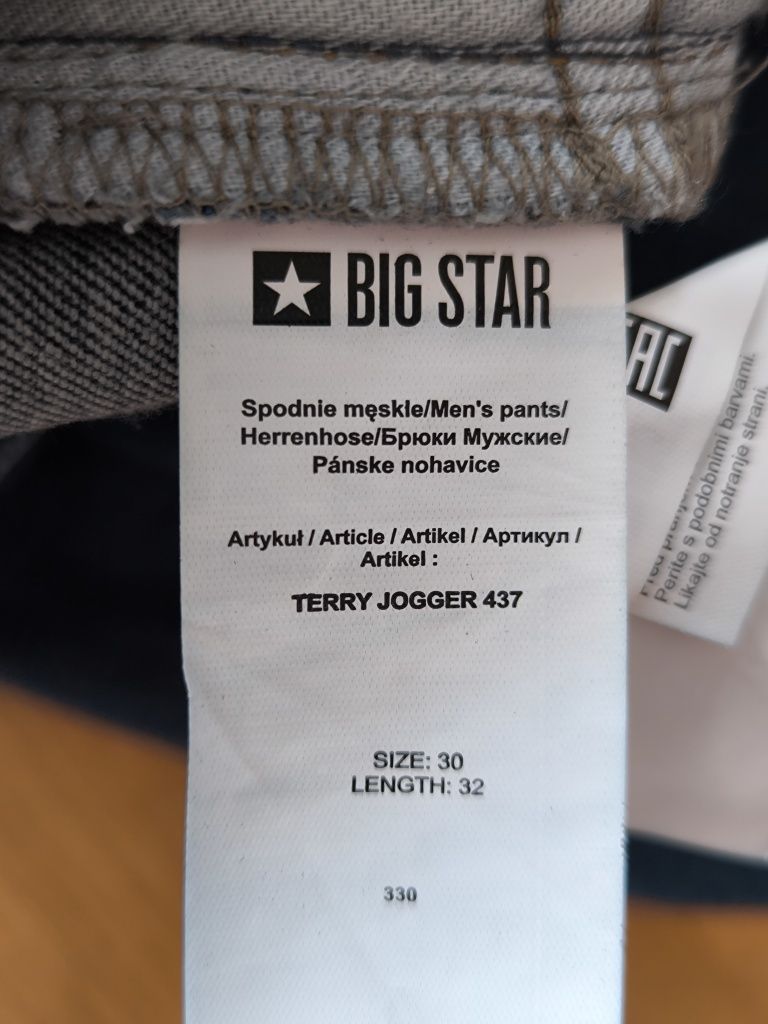 Jeansy spodnie jogger slim Big Star  NOWE