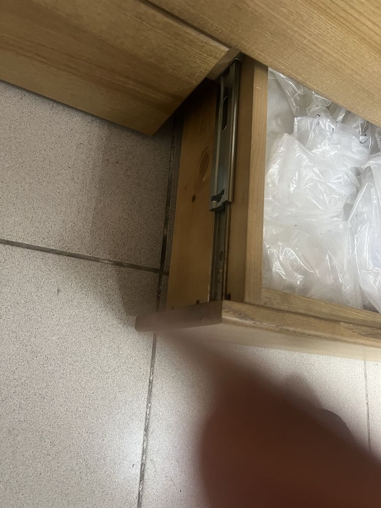 Ліжко двухярусне з масиву ясеня