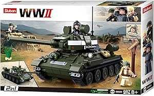 Klocki jak lego Sluban czołg militaria wojsko