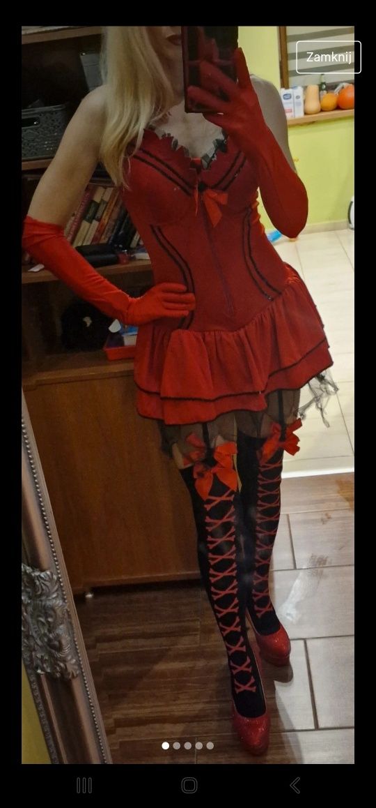 Strój diablicy rozmiar XS