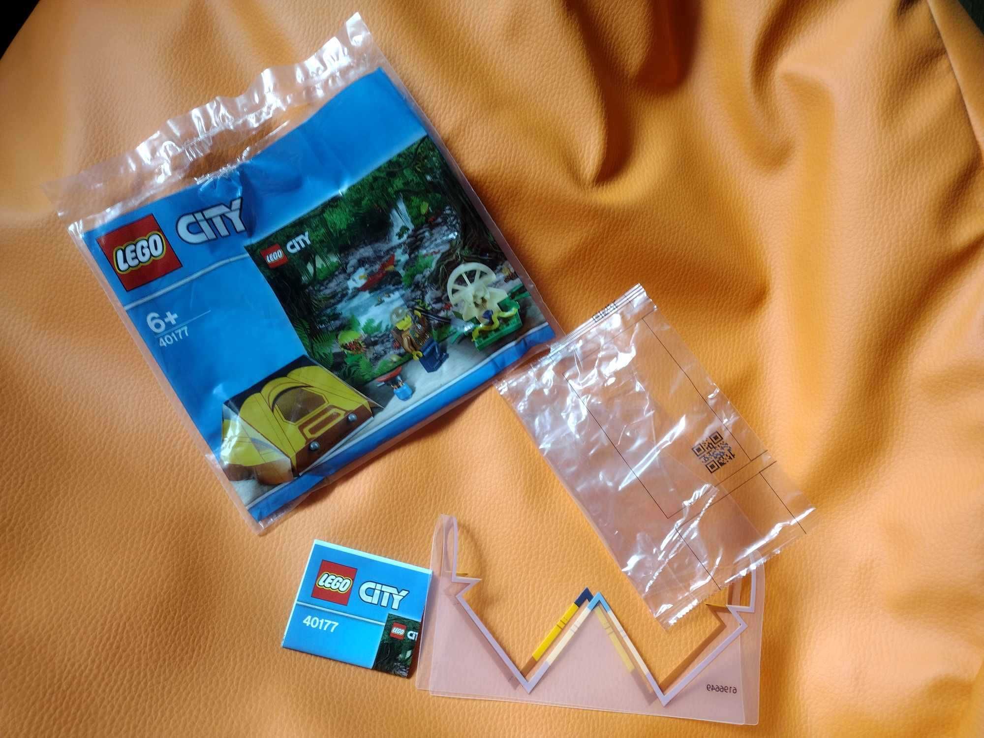 LEGO CITY 40177 - instrukcja, opakowanie i wytłoczka