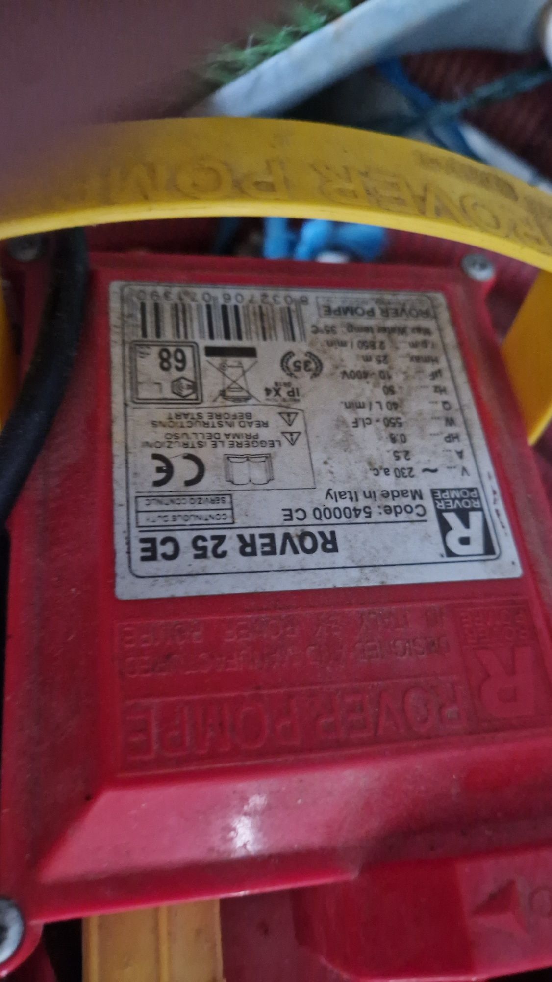Bomba de trasfega Rover 25 CE