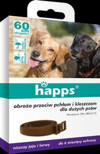 Obroża przeciw pchłom i kleszczom dla dużych psów Happs
