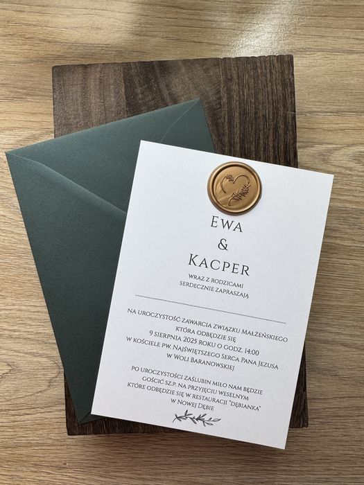 Zaproszenia ślubne
