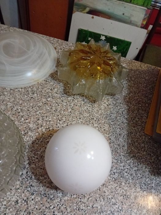 Conjunto de Abajours de Candeeiros de Tecto