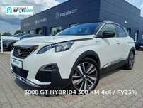 Peugeot 3008 #136# 1.6 Hybrid4 PHEV GT PACK 300 KM 4x4 AUTOMAT / I wł. / FV23%