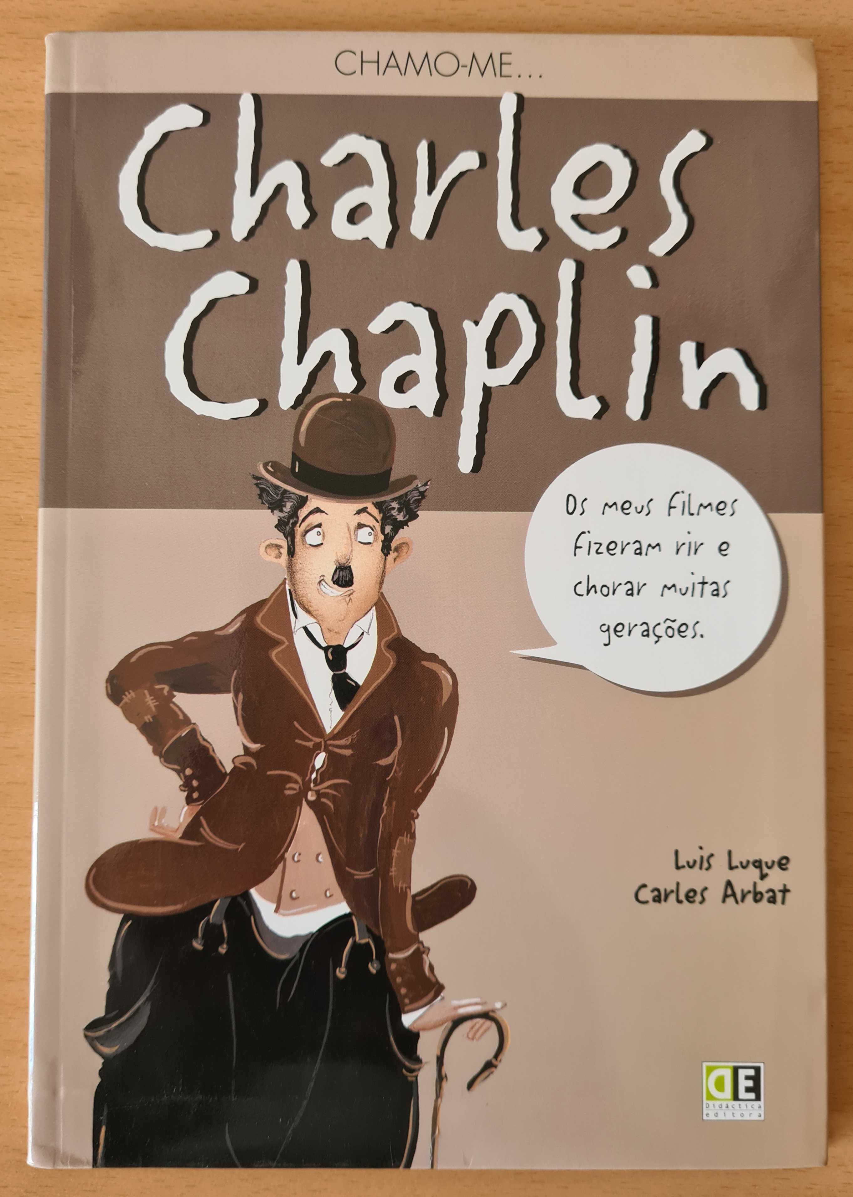 Livro juvenil "Chamo-me Charles Chaplin"