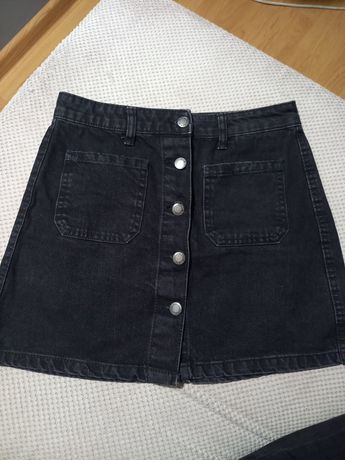 Spodniczka jeansowa z guzikami 36