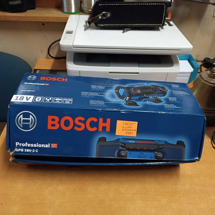 Radio budowlane Bosch Profesjonal GPB 18V-2c Nieużywane!