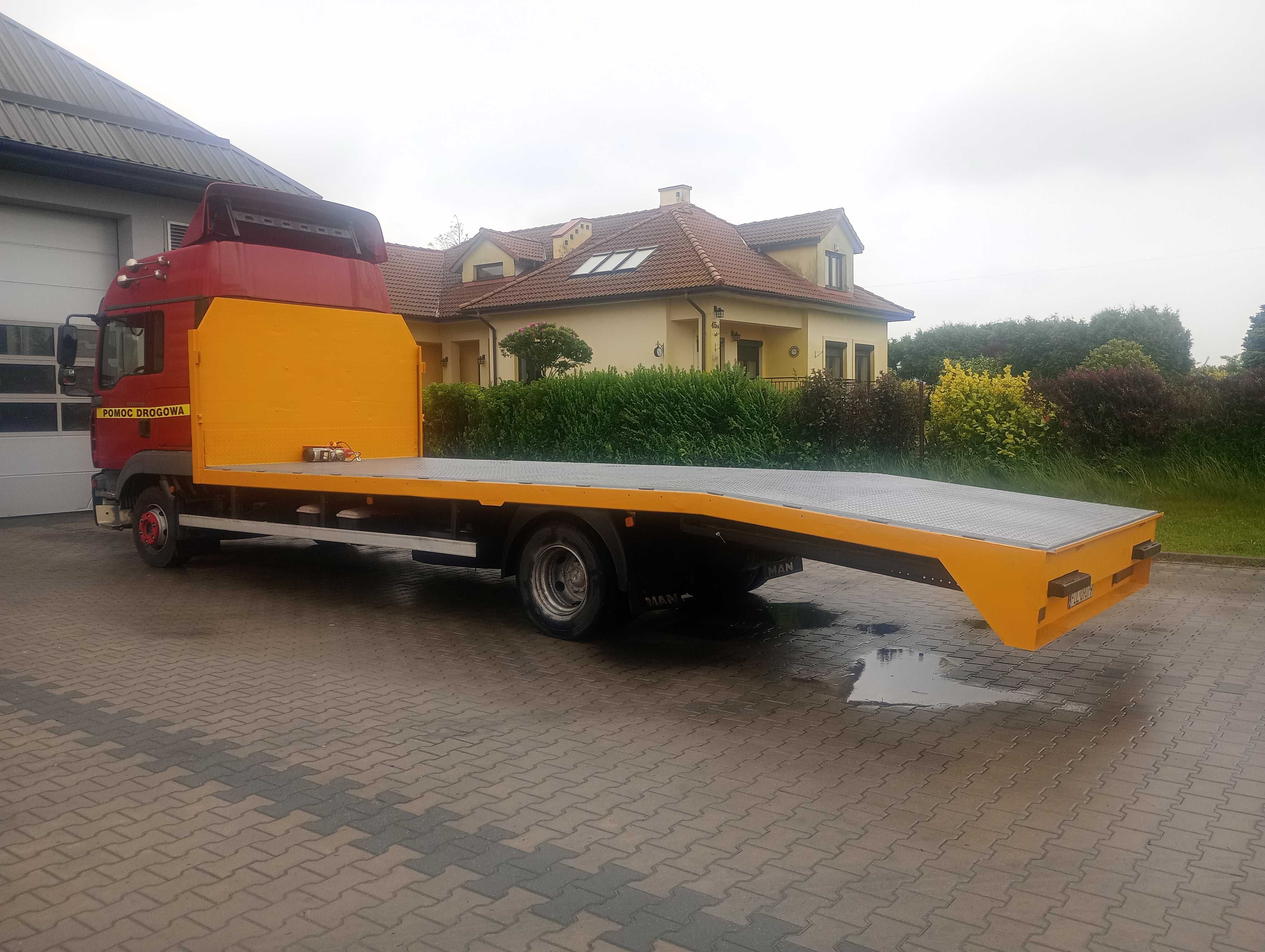Man TGL 12.240 EURO 5 Pomoc Drogowa Laweta Autolaweta DMC 12T Ład 6,5T
