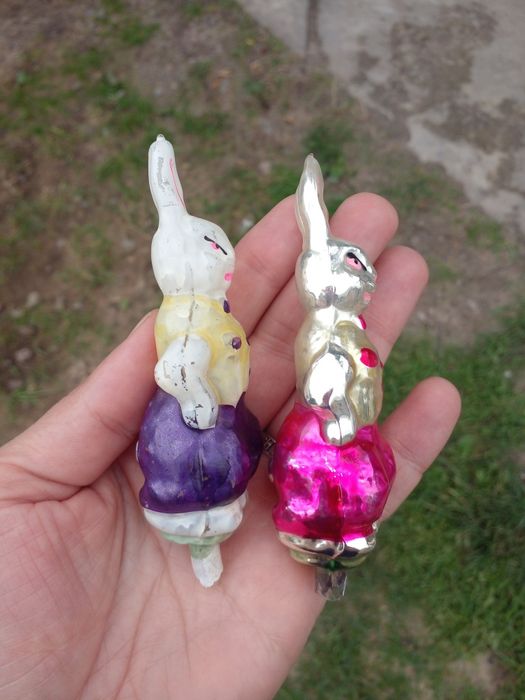 Елочные игрушки Заяц.