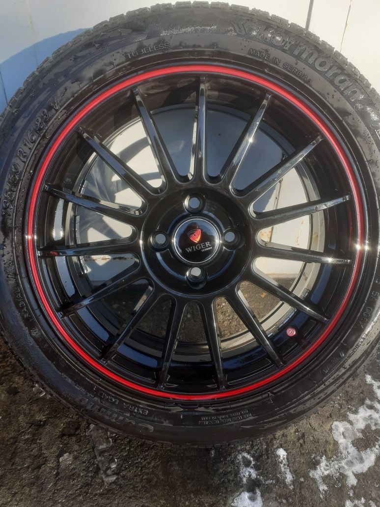 Koła 16'4x100' z oponami Kormoran zamiana na romet ogar, jawka komar g