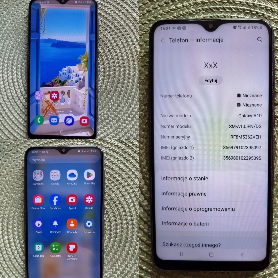 Smartfon Samsung Galaxy A10 SM-A105FN 4G LTE dual sim