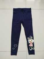 Disney Minnie Mouse nowe legginsy getry dla dziewczynki rozmiar 122