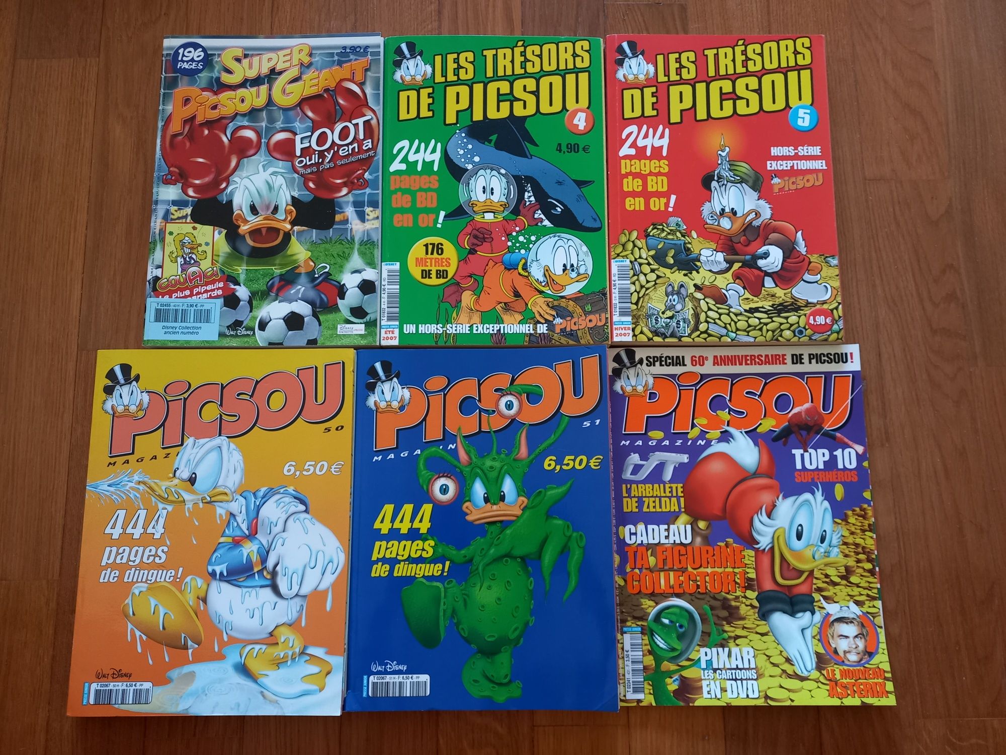 Disney - Super Picsou Géant - Lote 18 publicações
