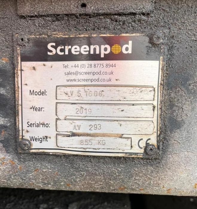 Screenpod Av 293 Separator powietrzny do kruszarki recykling
