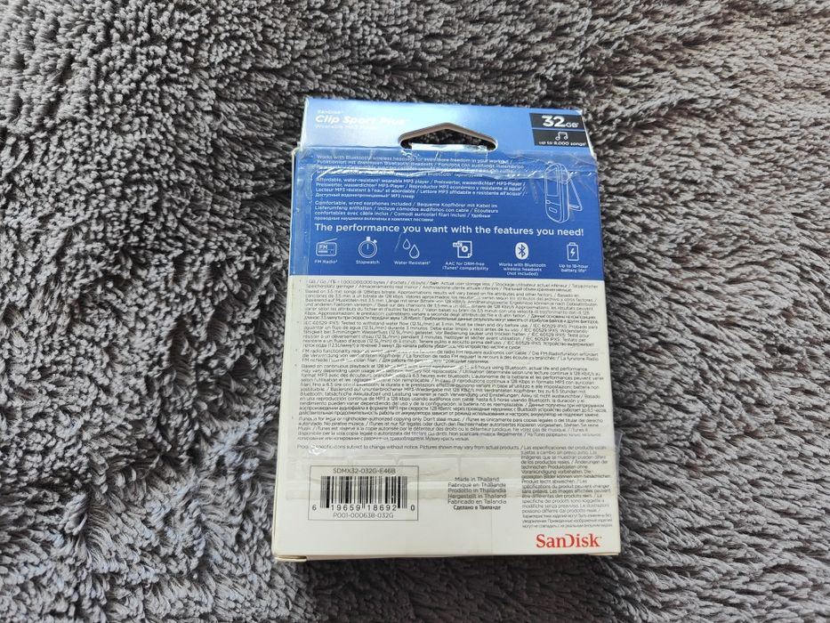 SanDisk Clip Sport Plus Odtwarzacz Mp3