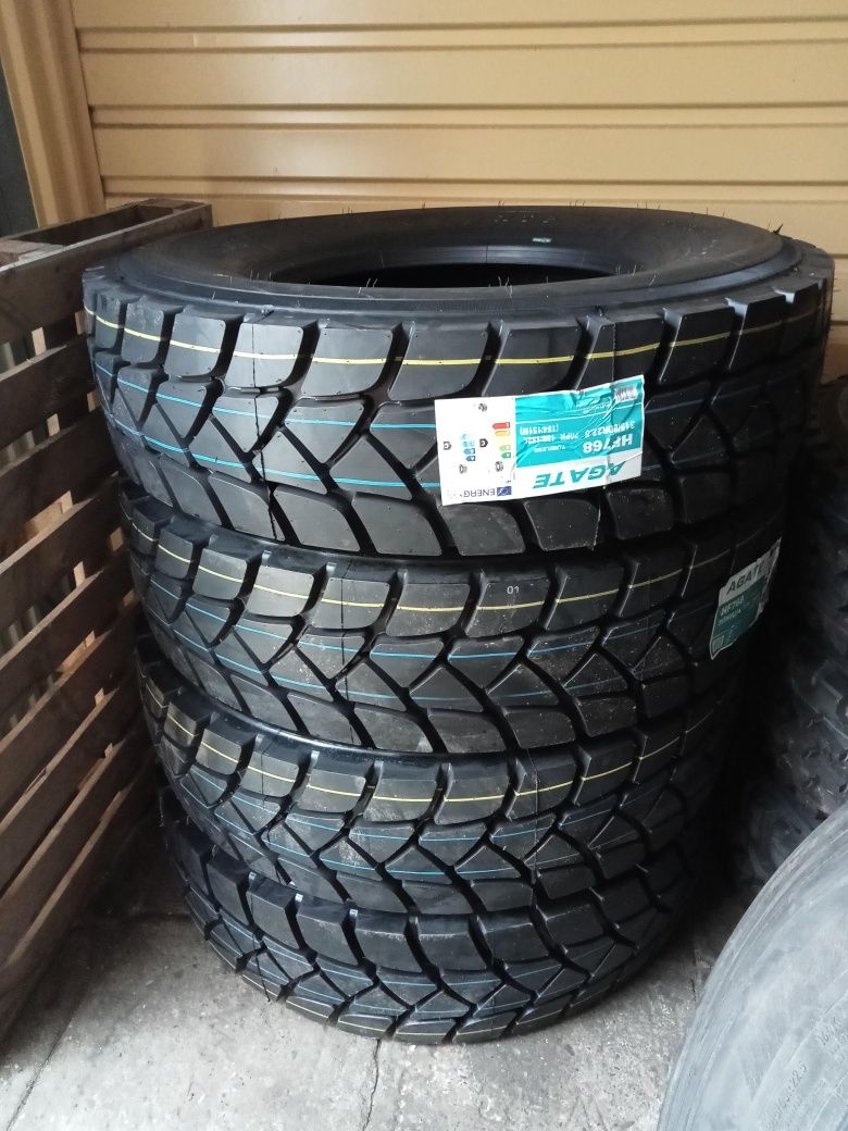 [880 netto] 315/80r22.5 Agate HF768 Opony Budowlane Ciężarowe Mocne