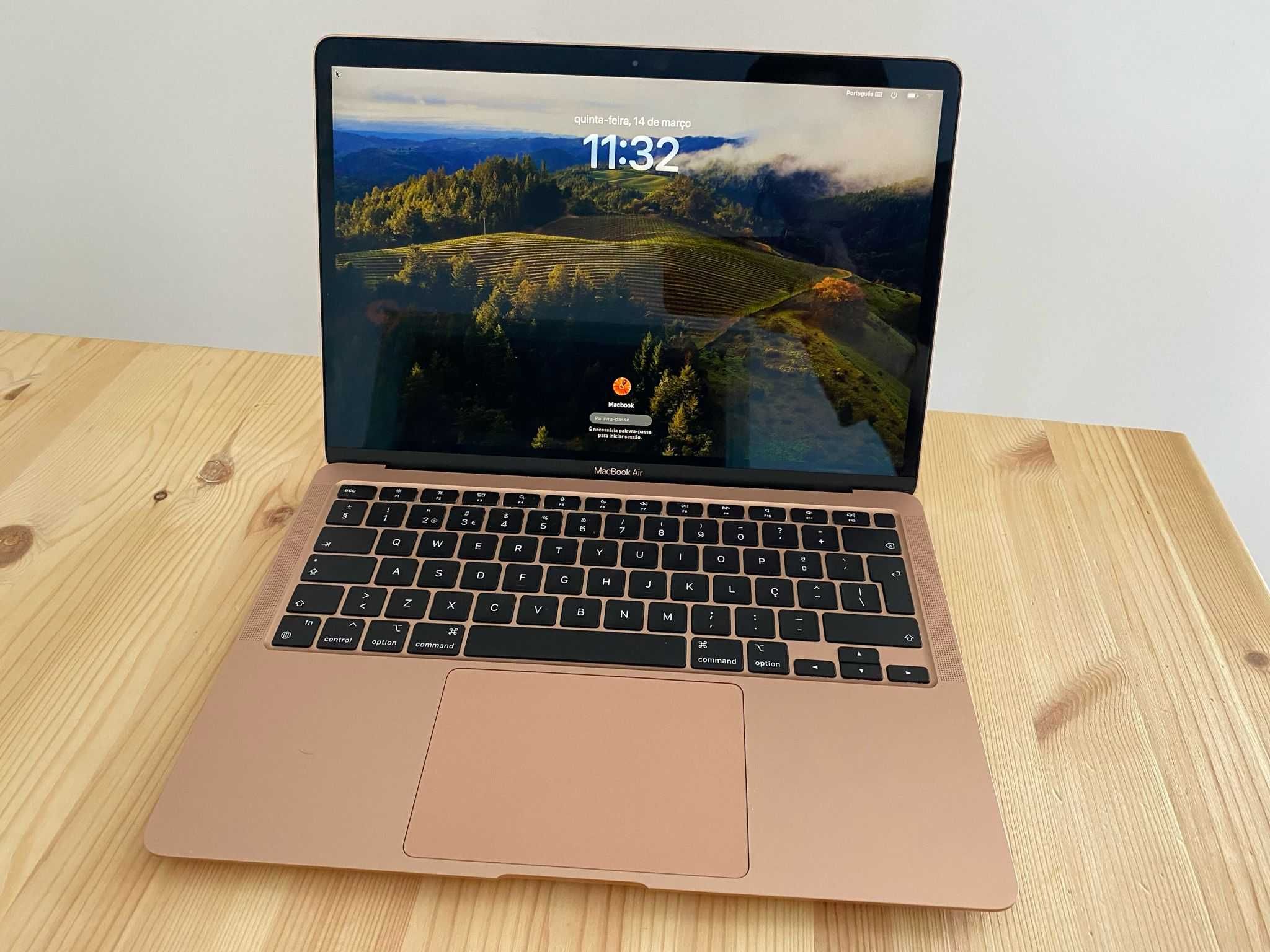 Macbook Air pink gold NOVO com garantia