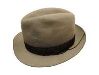 BORSALINO Grand Prix Paris 1900 Vtg Kapelusz Hat Wool Premium Vintage