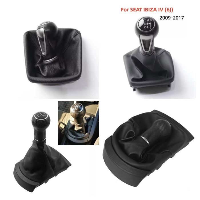 Moca SEAT Ibiza Alavanca manete punho fole mudanças velocidades