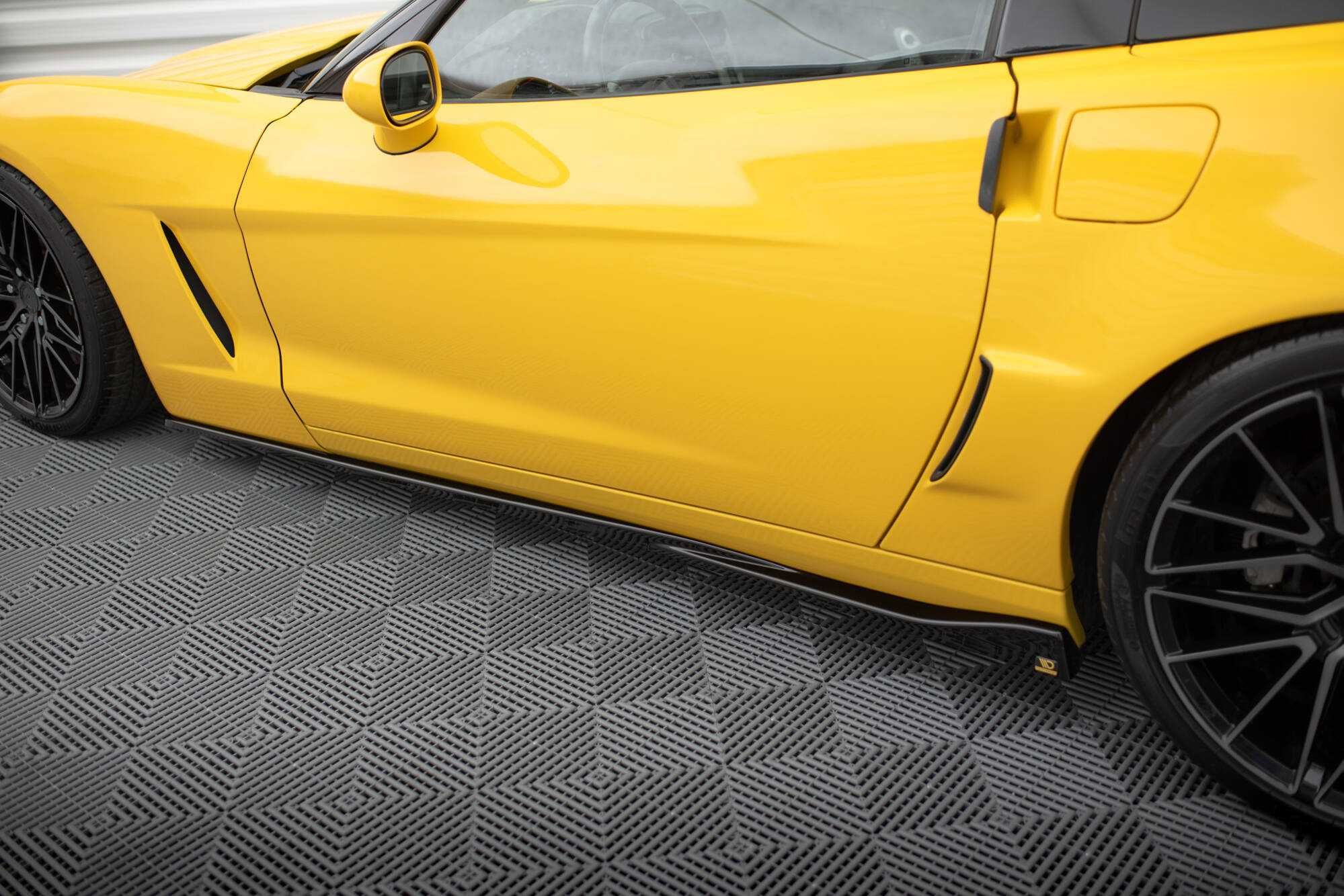 Тюнинг Chevrolet Corvette C6 обвес сплиттер губа пороги диффузор