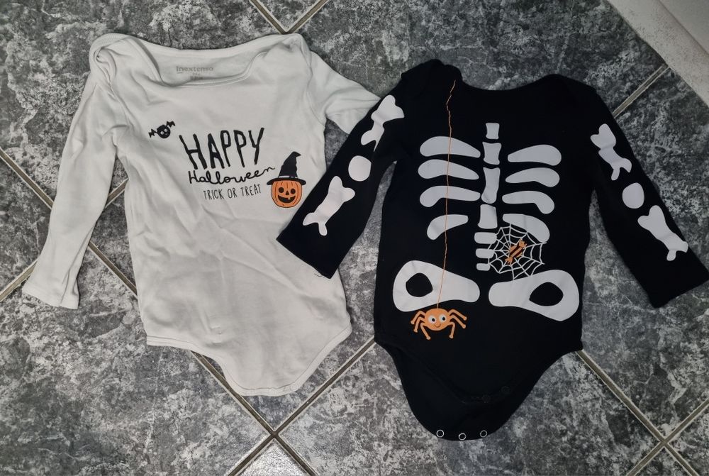 2 pary body halloween baby body