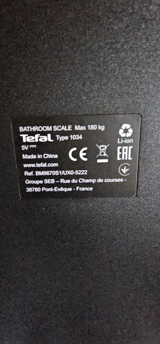 Ваги підлогові Tefal BODY FAT GOODVIBES HEALTH Black BM9670S1