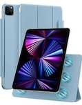 Etui ksiązkowe z klapką iPad Pro 11 z podwójnym magnesem niebieskie