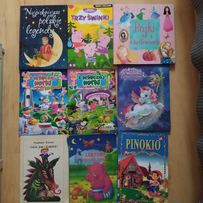 Książki dla dzieci - zestaw 15 książek w dużym formacie