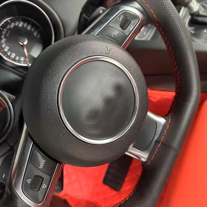 Aro moldura do volante mais emblema Audi A3 A4 A5 Q3 Q5