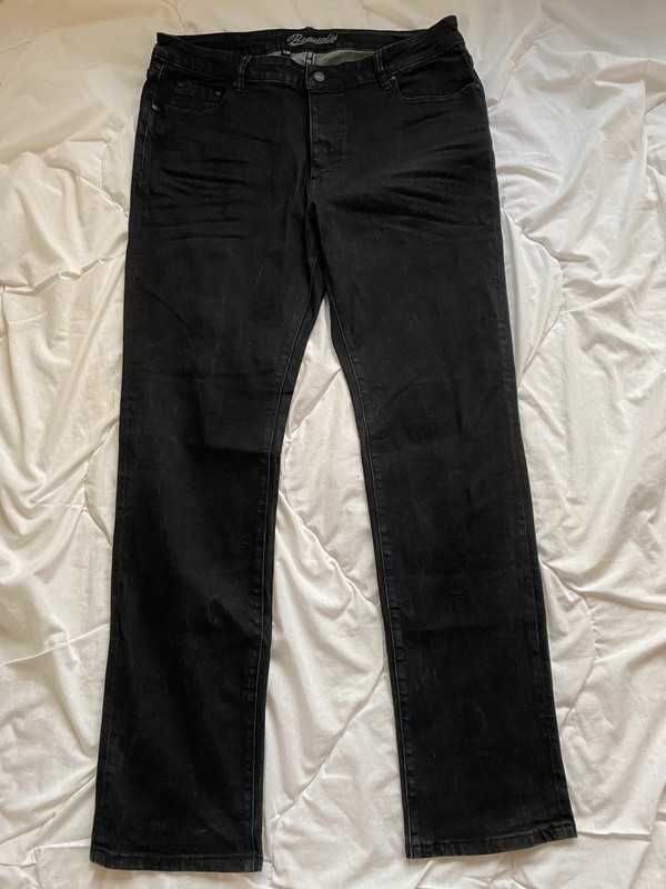 Męskie czarne proste spodnie Brandit EMP Shop W34 L32 L/XL
