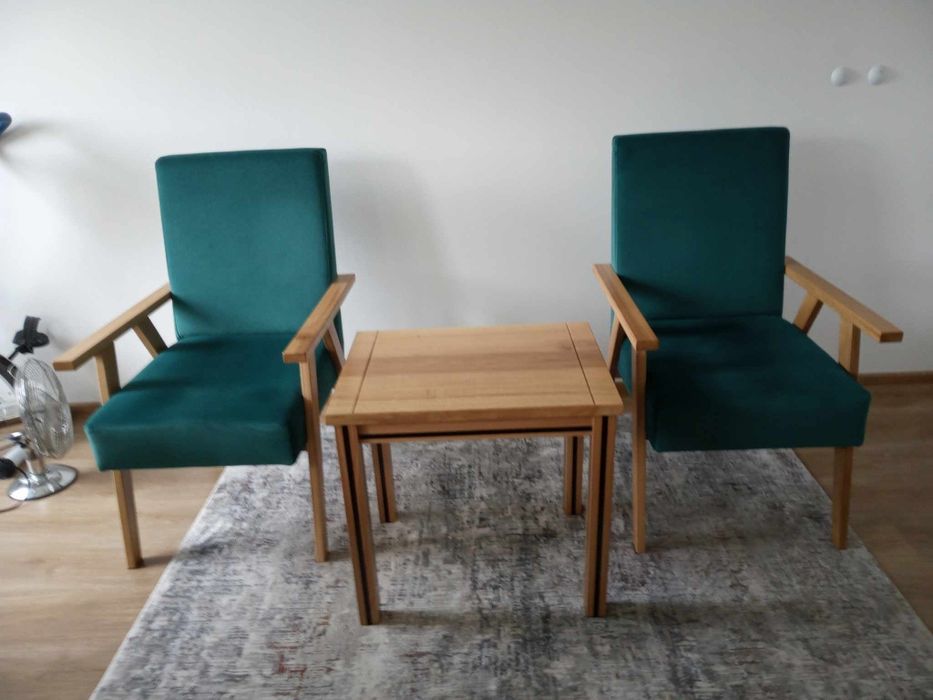 Komplet foteli + stolik