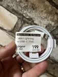 Оригінальний швидкісний кабель до зарядкa iPhone USB-C to lightning 1m