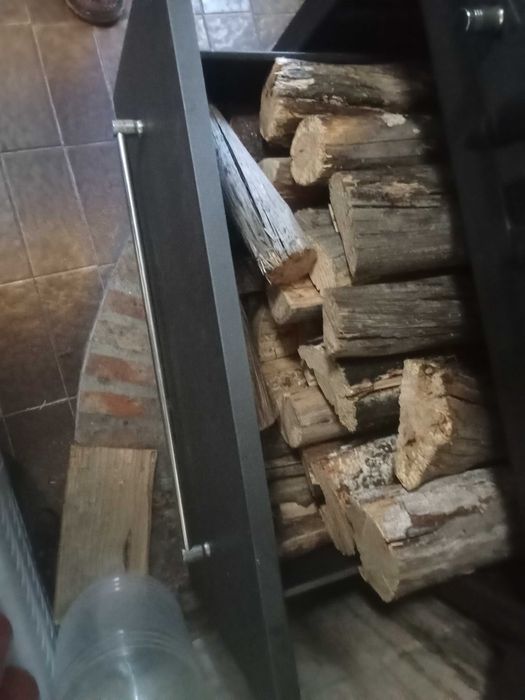 Fogão de lenha, salamandra, cilindro