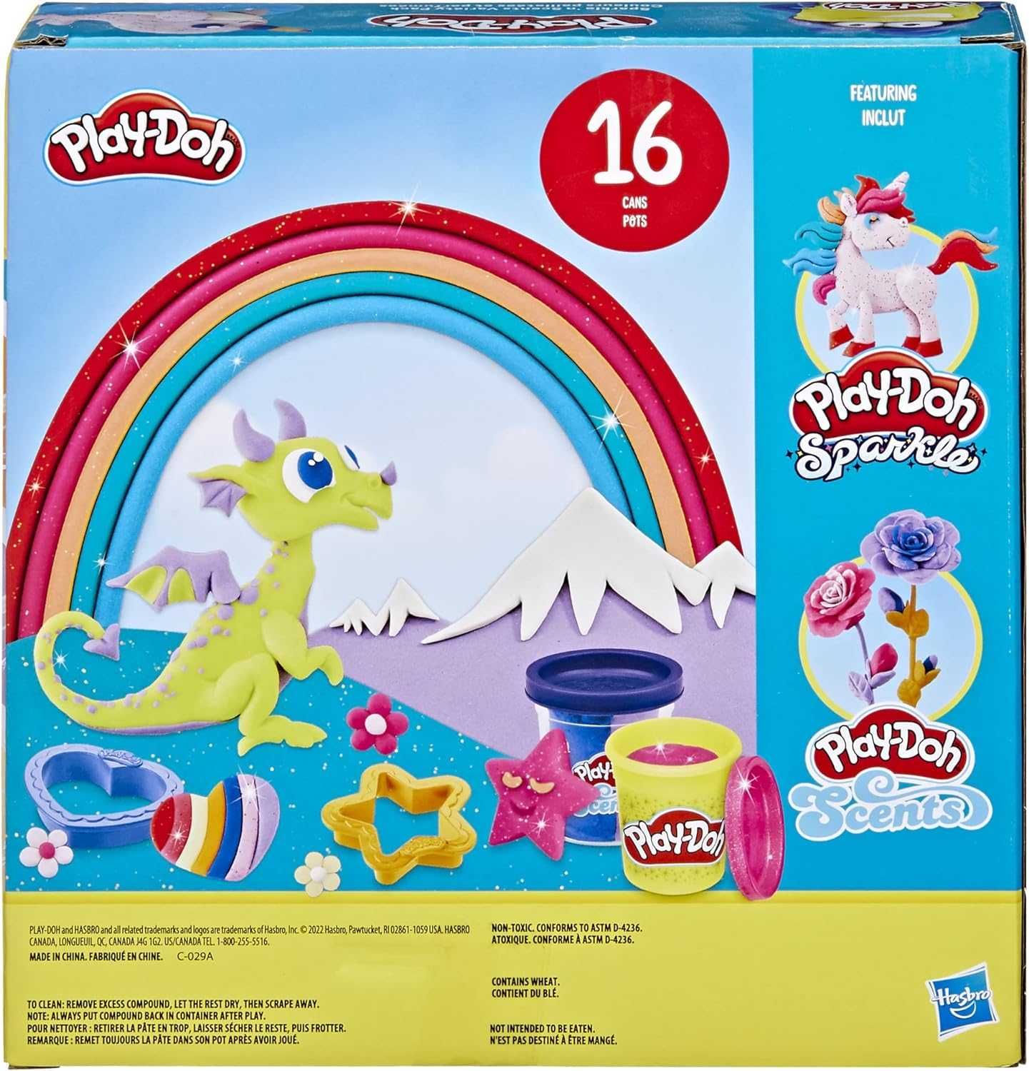 Play-Doh Sparkle and Scents Variety 16 банок