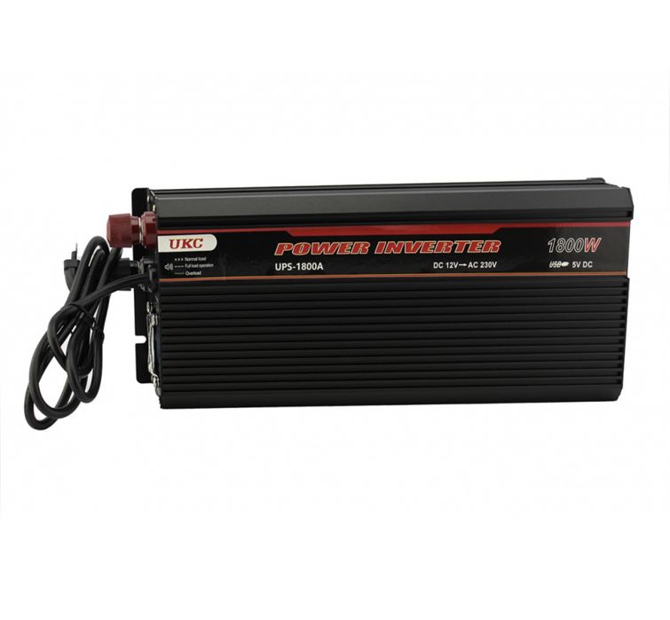 Перетворювач напруги UKC AC/DC UPS 1800W,12V–220V